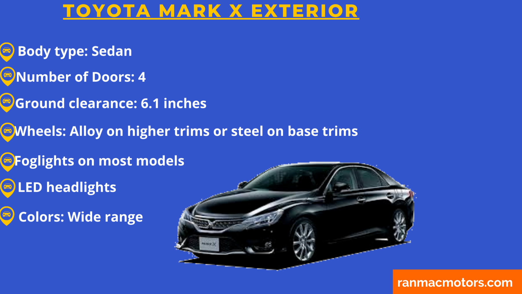 Toyota Mark X Price in Kenya and a full review