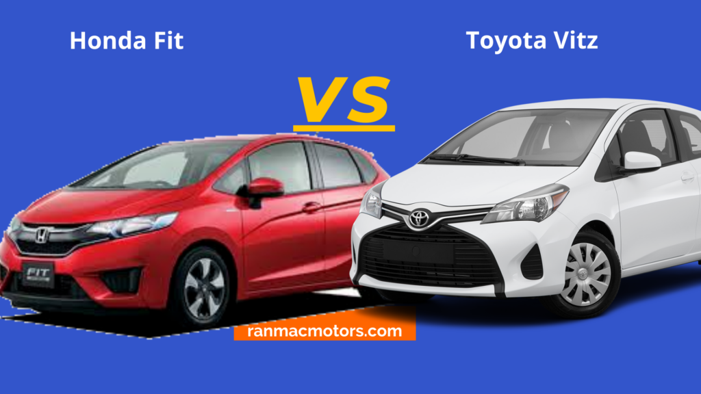Toyota Vitz vs Honda Fit comparison in Kenya - RanMac Motors